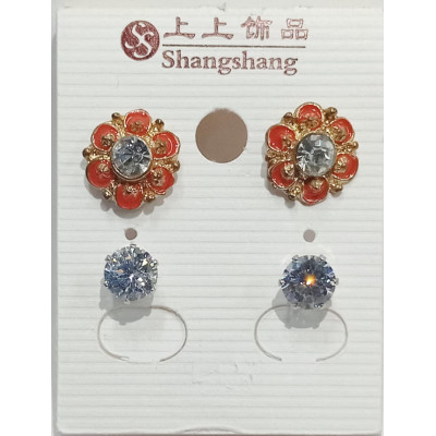 AS2144 - Anting-Anting 1 Set Flower Red 